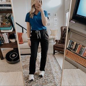 Koi Basics Kade One Pocket Royal Blue Scrub Top